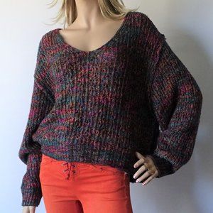 Free People Highland V-Neck Sweater NWT